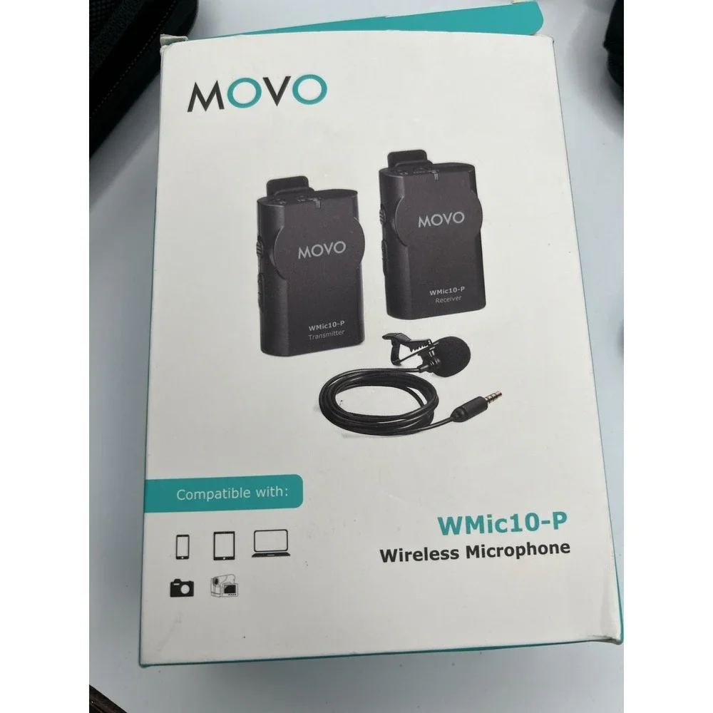 Movo WMic10-P Wireless Microphone‎ Kit